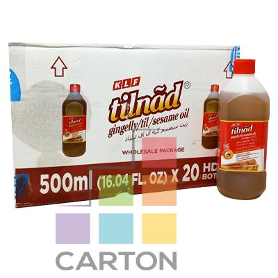 KLF TILNAD SESAME OIL PLASTIC BOTTLE 20*500ML